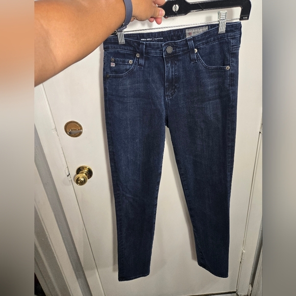 AG Jeans Prima Ankle Cigarette Leg Dark Wash Jeans Sz 27 contour 360 - Picture 9 of 14